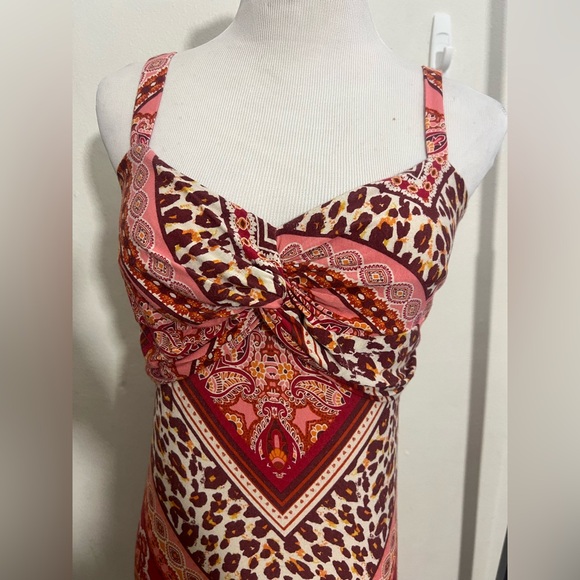 Tommy Bahama Women’s Red Patterned animal print Maxi Dress - Picture 9 of 13